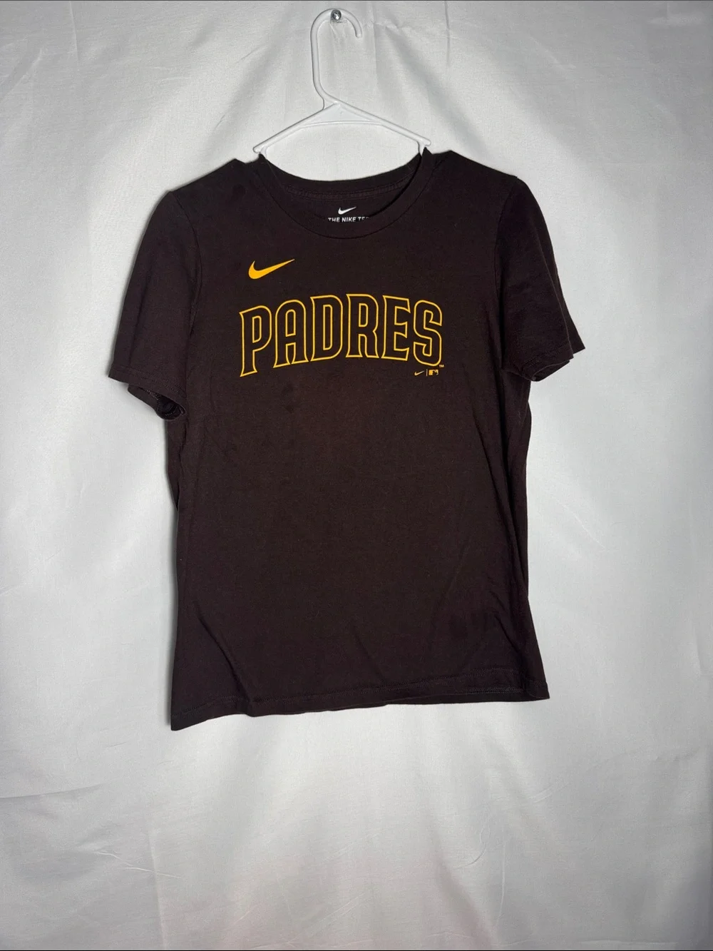 Nike Kids San Diego Padres Short Sleeve Tee in Brown and Gold Tatis Jr. #23